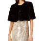 Eliza J Women's Faux Jacket Black Size X-Large