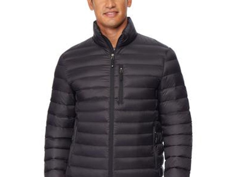 32 Degrees Men's Down Packable Jacket Black Size Medium