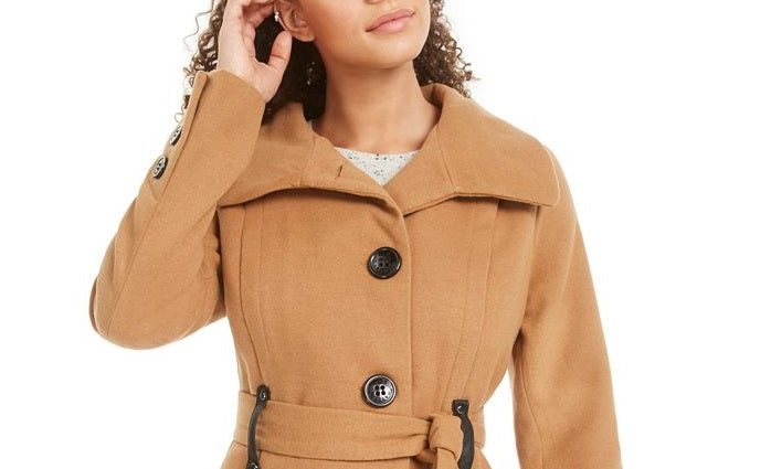 Madden Girl Women's Coat Brown Size Large