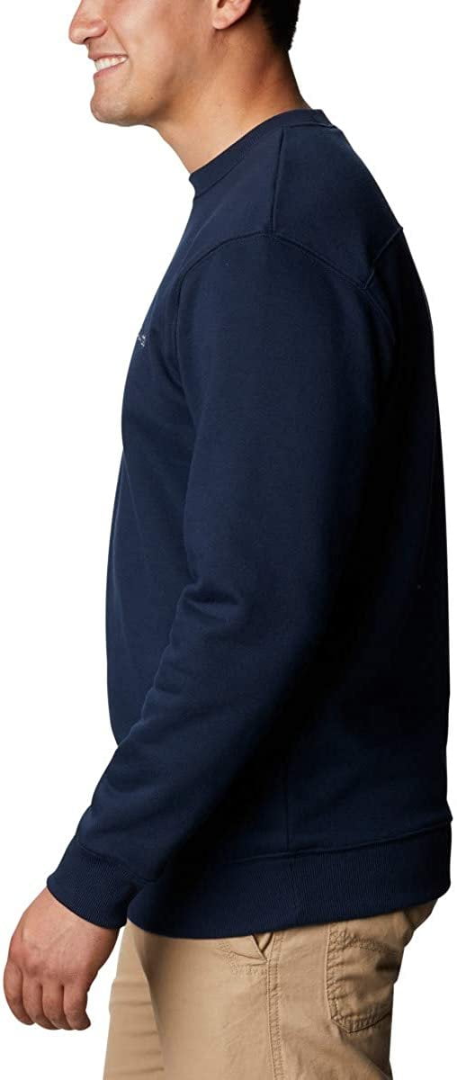Columbia Men's Hart Mountain Ii Crew Sweatshirt Blue Size Small