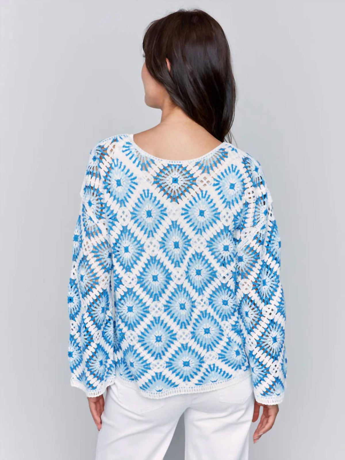 Charlie B - Cotton Blend Crochet Top