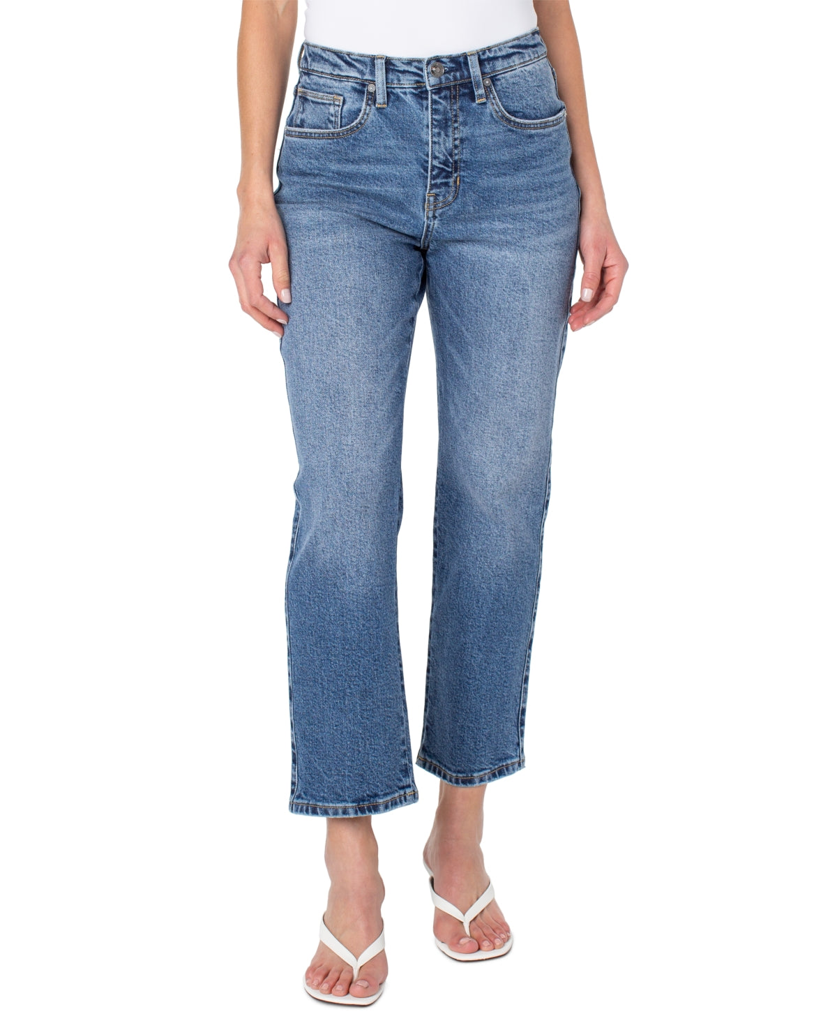 Earnest Sewn Women's High Rise Ankle Jeans Blue Size 31