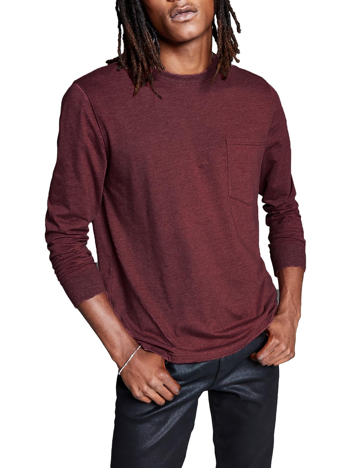 And Now This Men's Pocket Long Sleeve T-Shirt Red