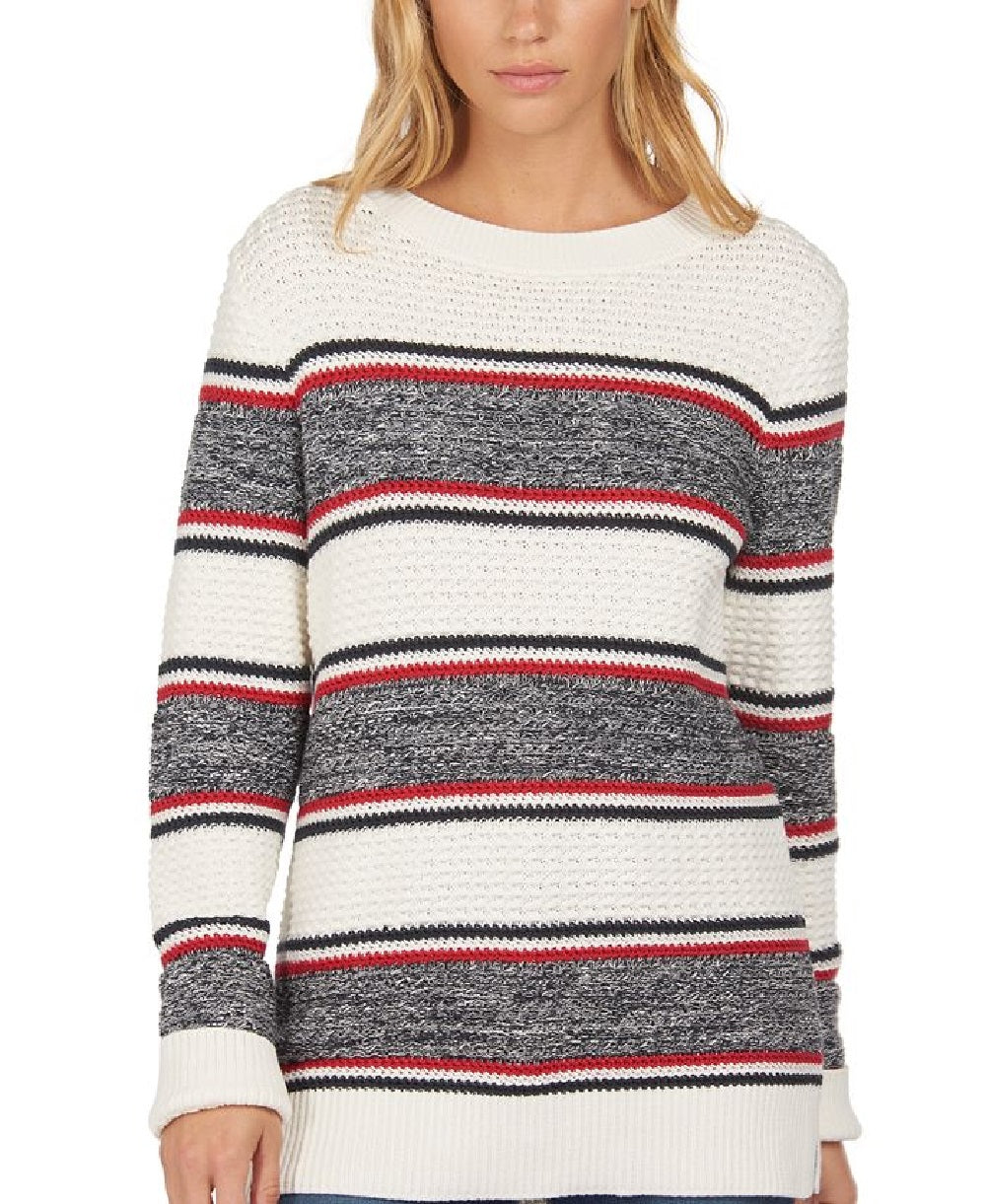 Barbour Women's Merseyside Cotton Striped Top White Size 14