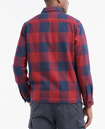 Barbour Men's Hordon Overshirt Blue Size XX-Large