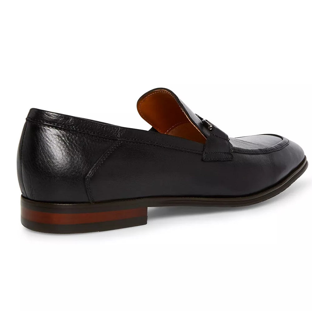 Steve Madden Men's Aahron Leather Loafer Black Size 8 M