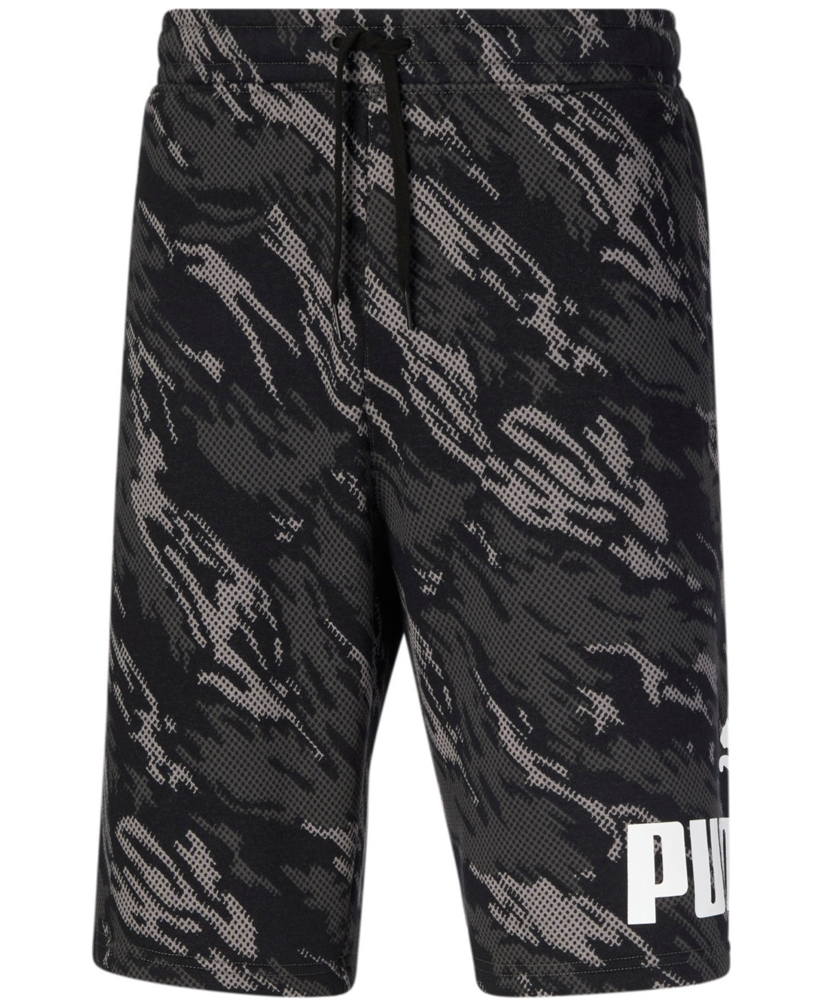 Puma Men's Big Logo Shorts Cotton Black Size Medium