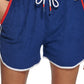 Tommy Hilfiger Women's Towel Terry Shorts Blue Size Medium