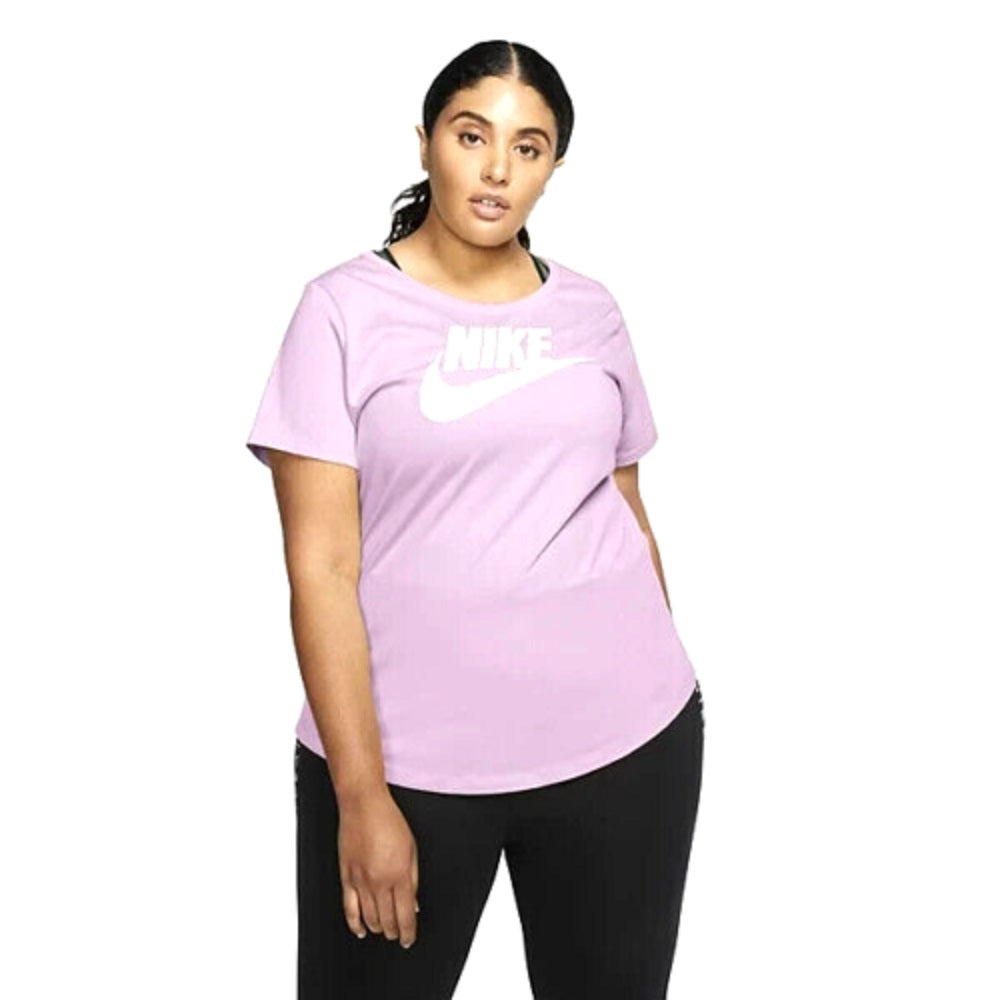 Nike Women's Sportswear Essential Graphic Tee Pink Size 3X