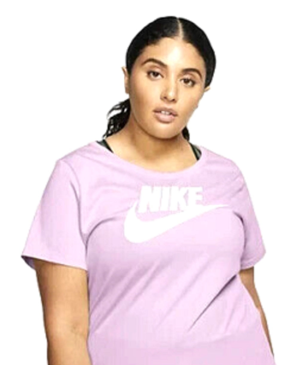 Nike Women's Sportswear Essential Graphic Tee Pink Size 3X