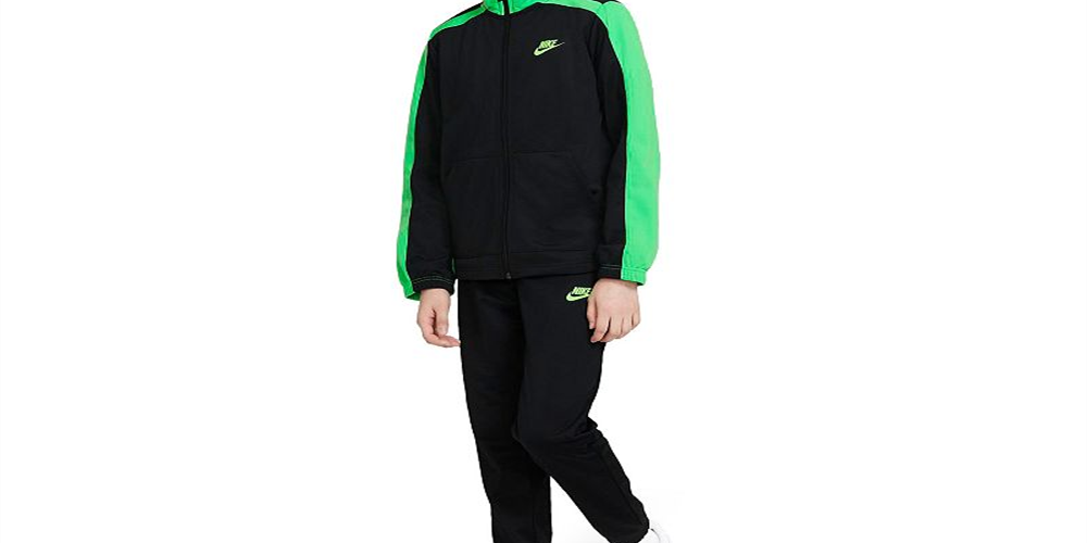 Adidas Kids Boy's Tracksuit Set White/Grey Size Large