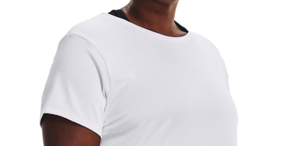 Under Armour Men's Tech Layered Look T-Shirt White Size 16