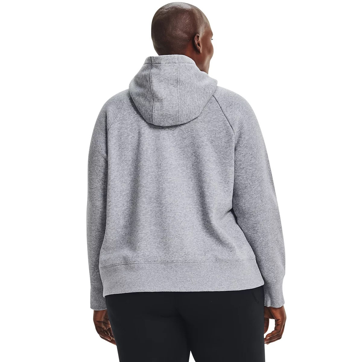 Under Armour Women's Rival Fleece Hoodie Gray Size 1X