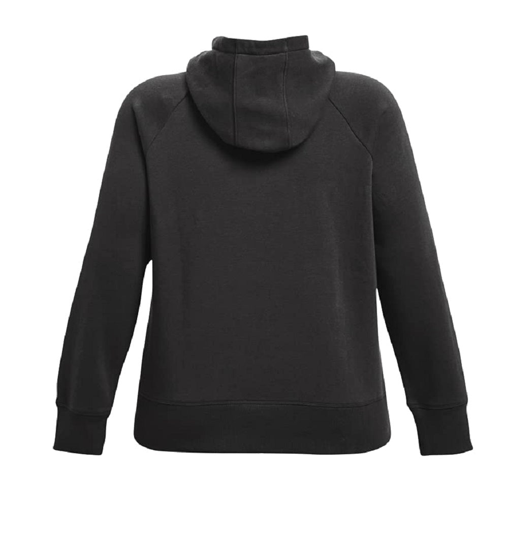 Under Armour Women's Rival Fleece Big Logo Fill Hoodie Gray Size 2X
