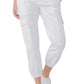 Sanctuary Women's Rebel Crop Stretch Cotton Pants White Size 28