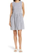 french-connection-womens-white-smocked-dress-size-4