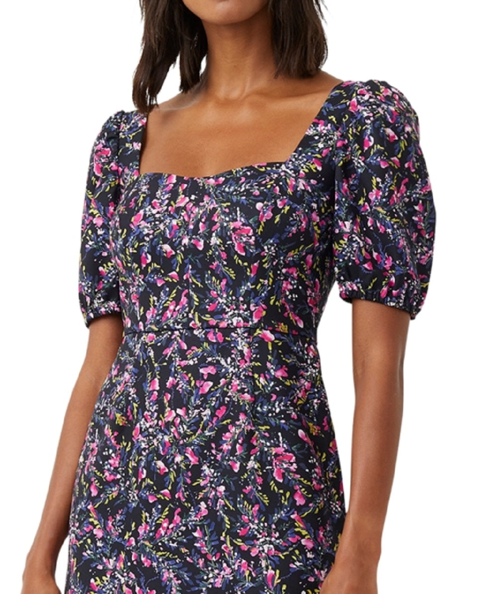 French Connection Women's Flores Whisper Floral Minidress Blue Size 8