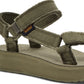 Teva Women's Midform Universal Canvas Sandal Green Size 8