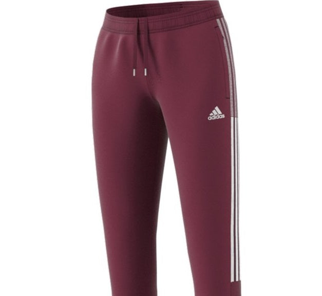 adidas Women's Tiro 21 Track Pants Red Size X-Small