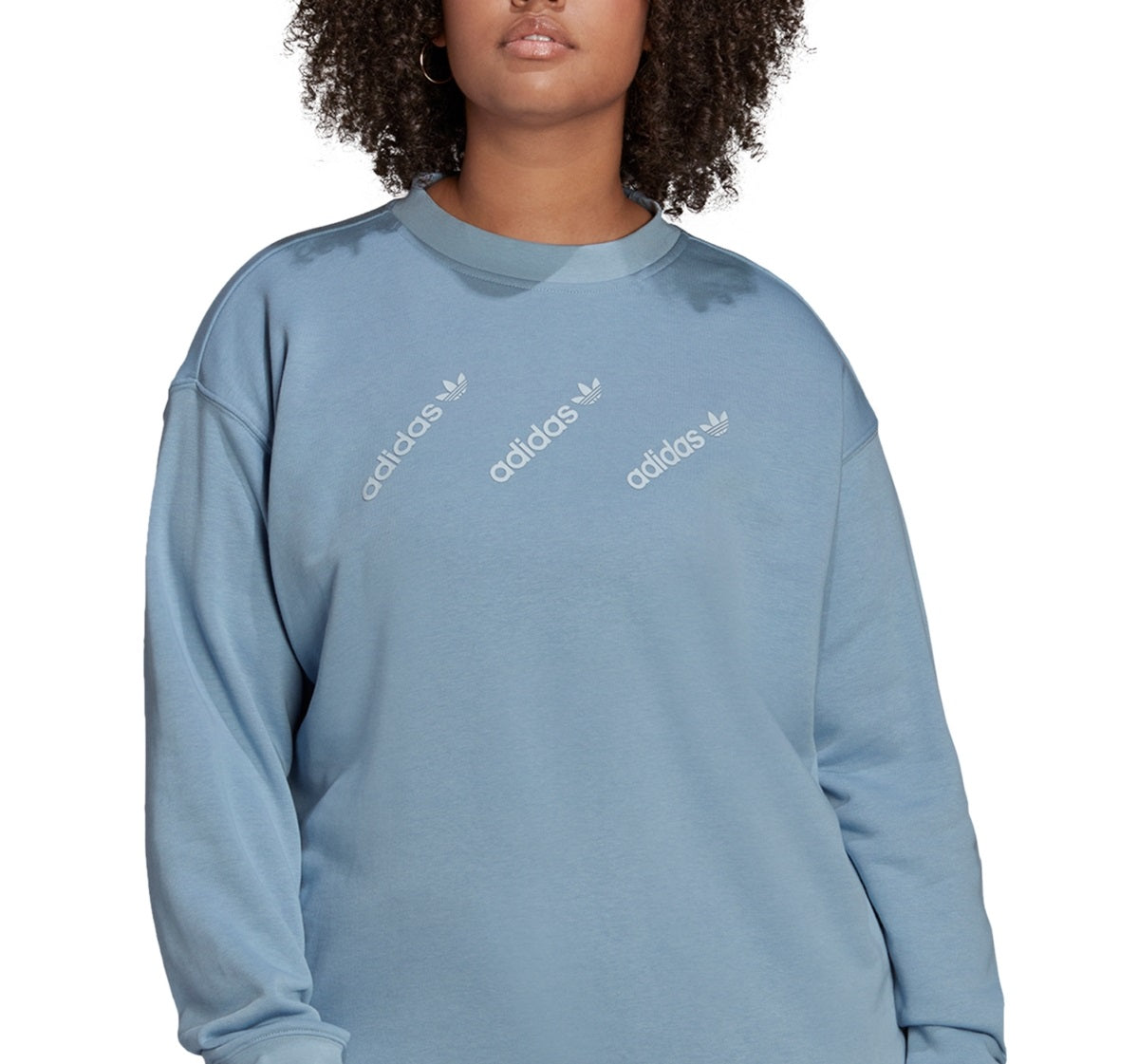 adidas Women's Crewneck Sweatshirt Blue