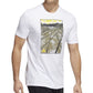 adidas Men's Sketch Track Graphic T-Shirt White Size X-Large