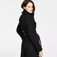Calvin Klein Women's Belted Wrap Coat Gray Size Small