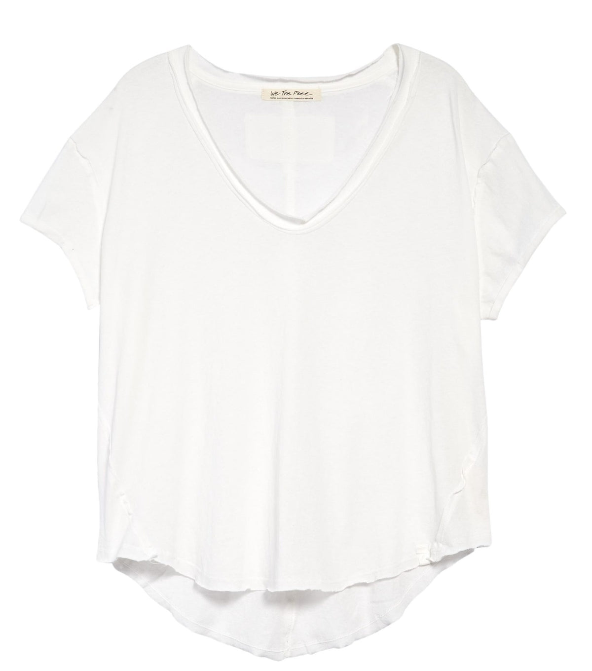 Free People Women's Bring It On T-Shirt White Size X-Large