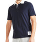 Dockers Men's Regular Fit Rugby Shirt Blue Size Small