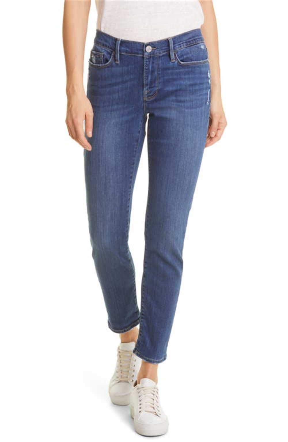 FRAME Le Garcon Straight Leg Jeans in Lupine Grind Size 31