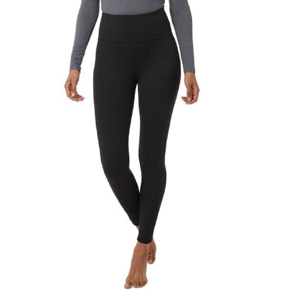 32 Degrees Women's Cozy Heat High Waisted Leggings Black Size Medium