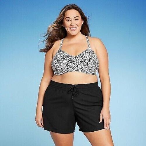 Kona Sol Women's Board Swim Shorts Black Size 3X