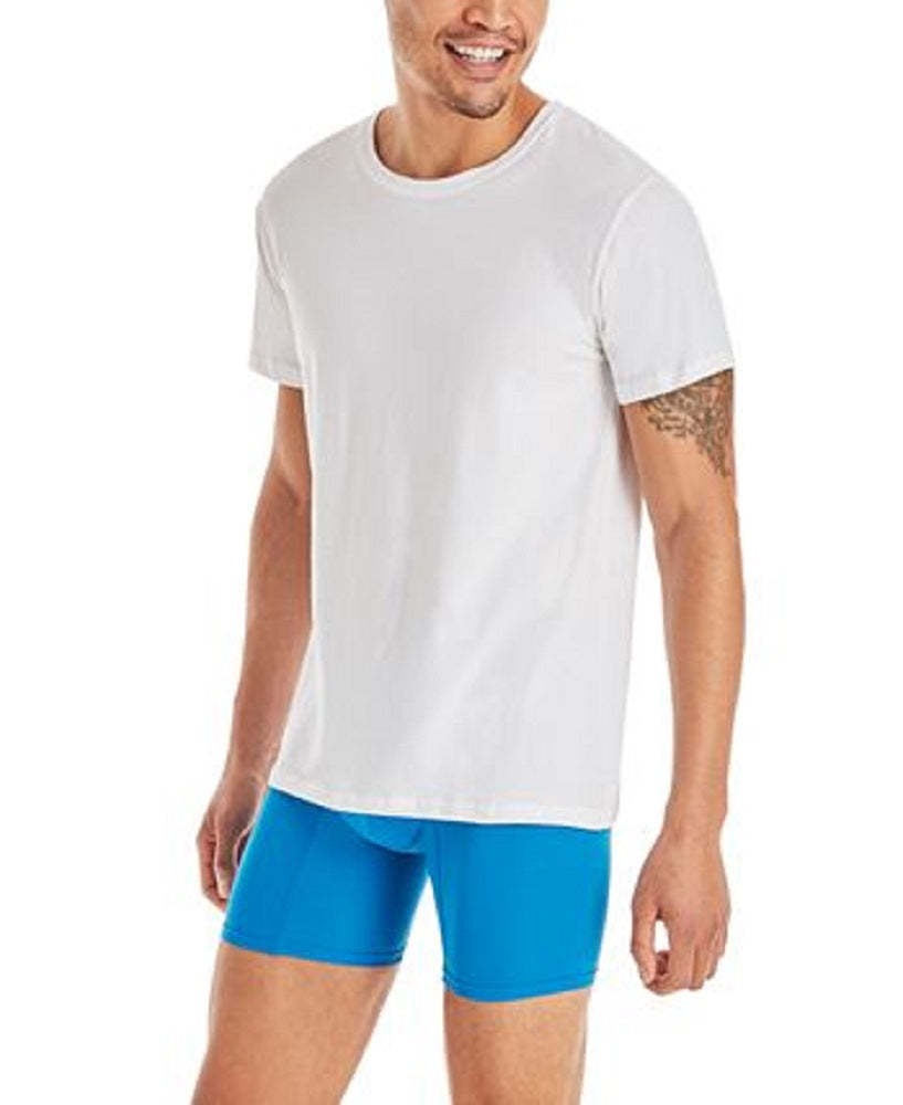 Hanes Men's Ultimate 4 Pk Moisture Wicking Stretch T-Shirts Assorted Size Large