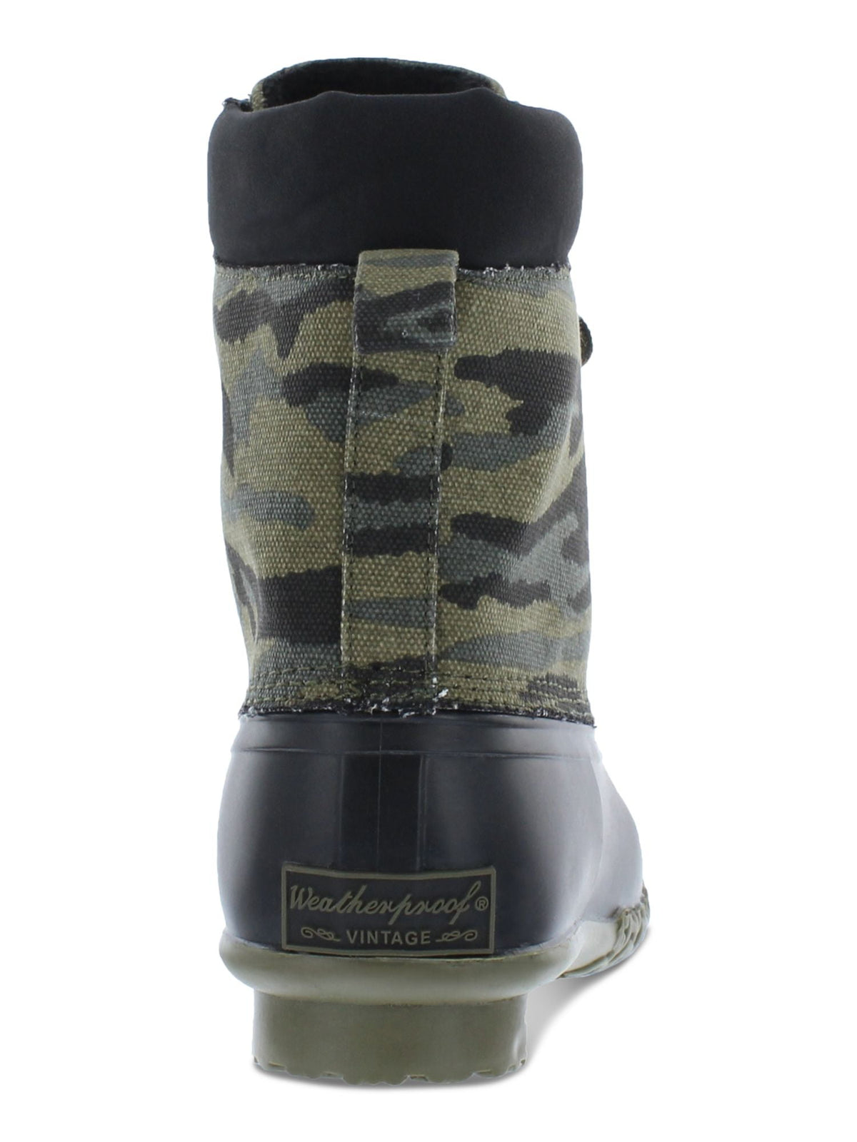 Weatherproof Vintage Men's Camouflage Waterproof Duck Boots Shoes Green Size 8M