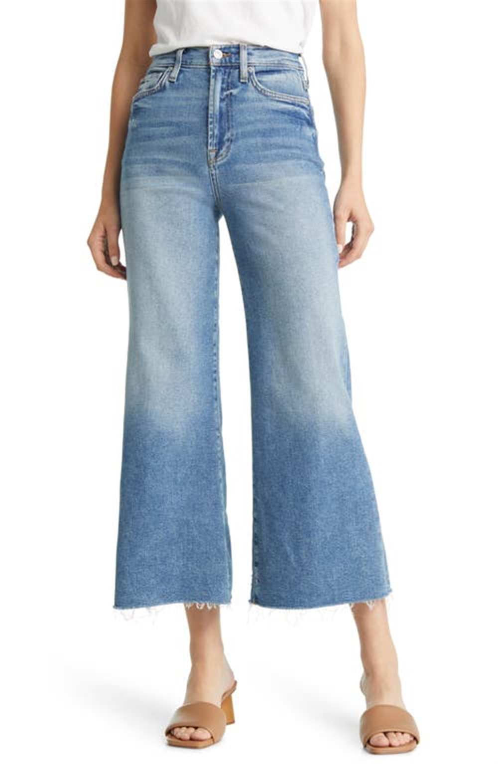 JEN7 Women's High Waist Stretch Denim Jeans Blue Size 27