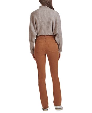 JEN7 Women's Slim Straight Leg Jeans Brown Size 18