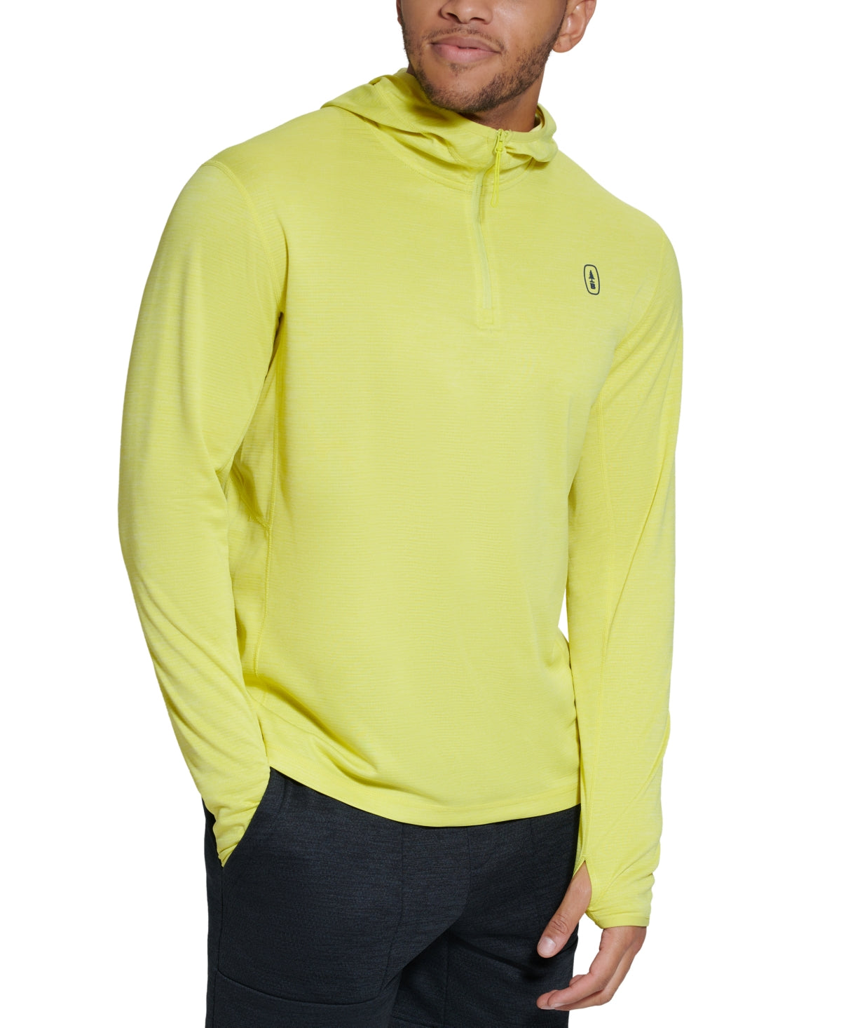 Bass Outdoor Men's Sun Guard Hoodie Yellow Size Large
