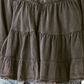 Lucky Brand Women's Tiered Cotton Top Black Size X-Large