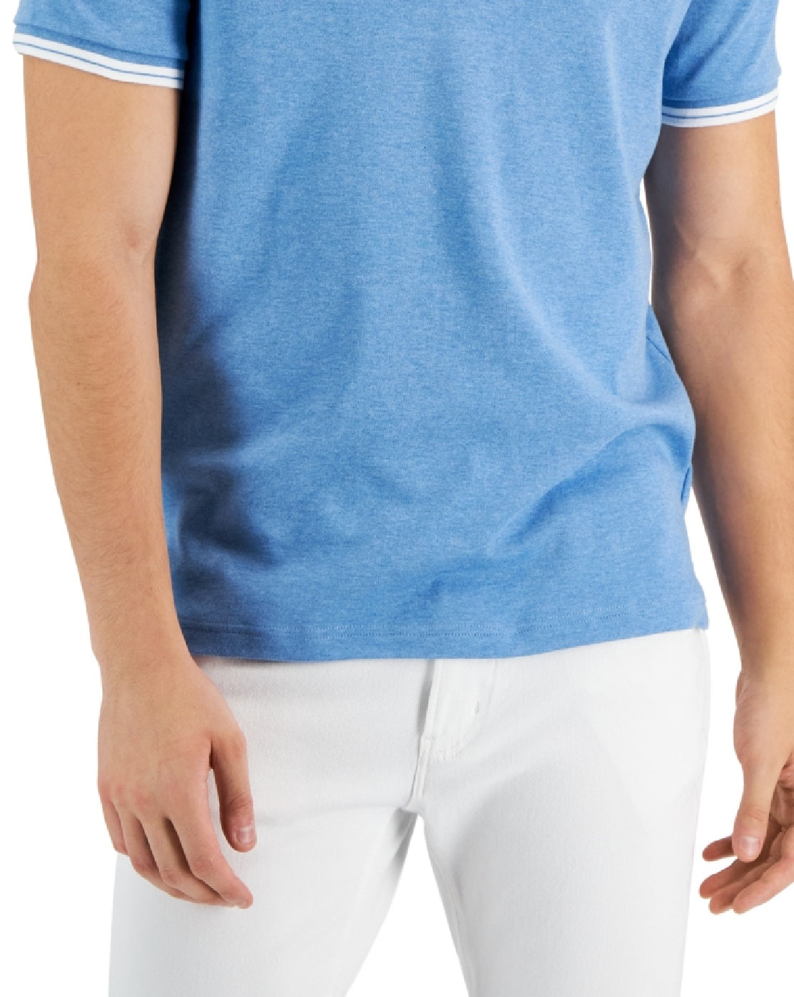 Michael Kors Men's Greenwich Polo Shirt Blue Size Large