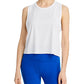 Aqua Athletic Mesh Sleeveless Sleeveless Top