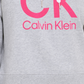 Calvin Klein Women's Graphic Logo Hoodie Gray Size Large