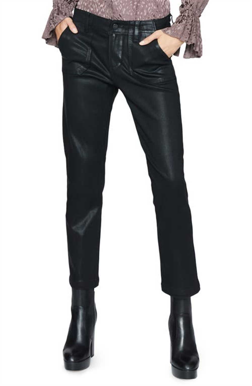 paige-womens-black-mayslie-coated-ankle-straight-pants-size-27