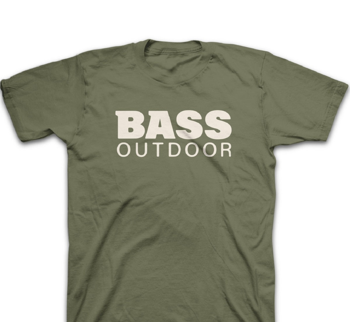 Bass Outdoor Men's Stacked T-Shirt Green Size X-Large