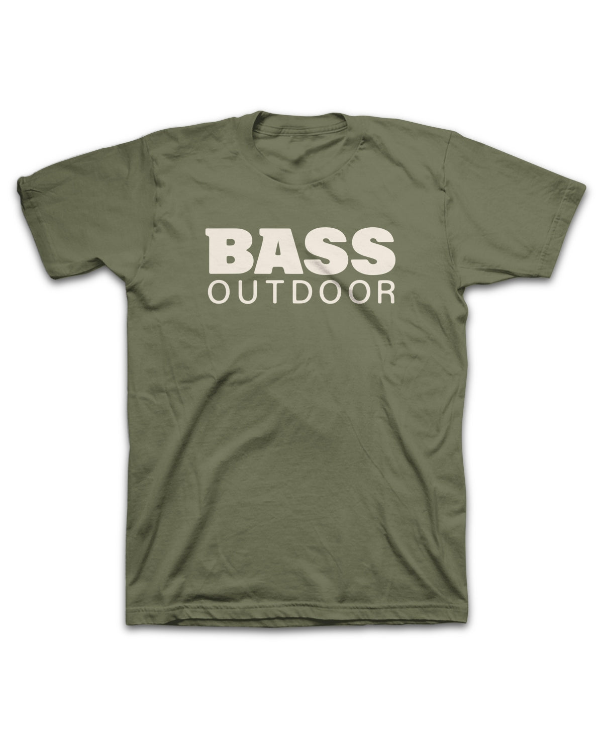 Bass Outdoor Men's Stacked T-Shirt Green Size X-Large