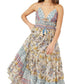 Free People Women's Real Love Print Maxi Dress Brown Size X-Large