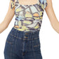 Free People Women's Avenue Print Tank Top Green Size Medium