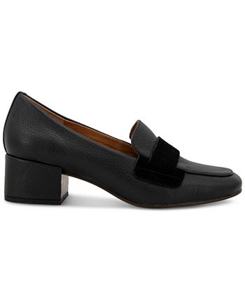Kenneth Cole Women's Ella Slip On Loafer Flats Black Size 9.5