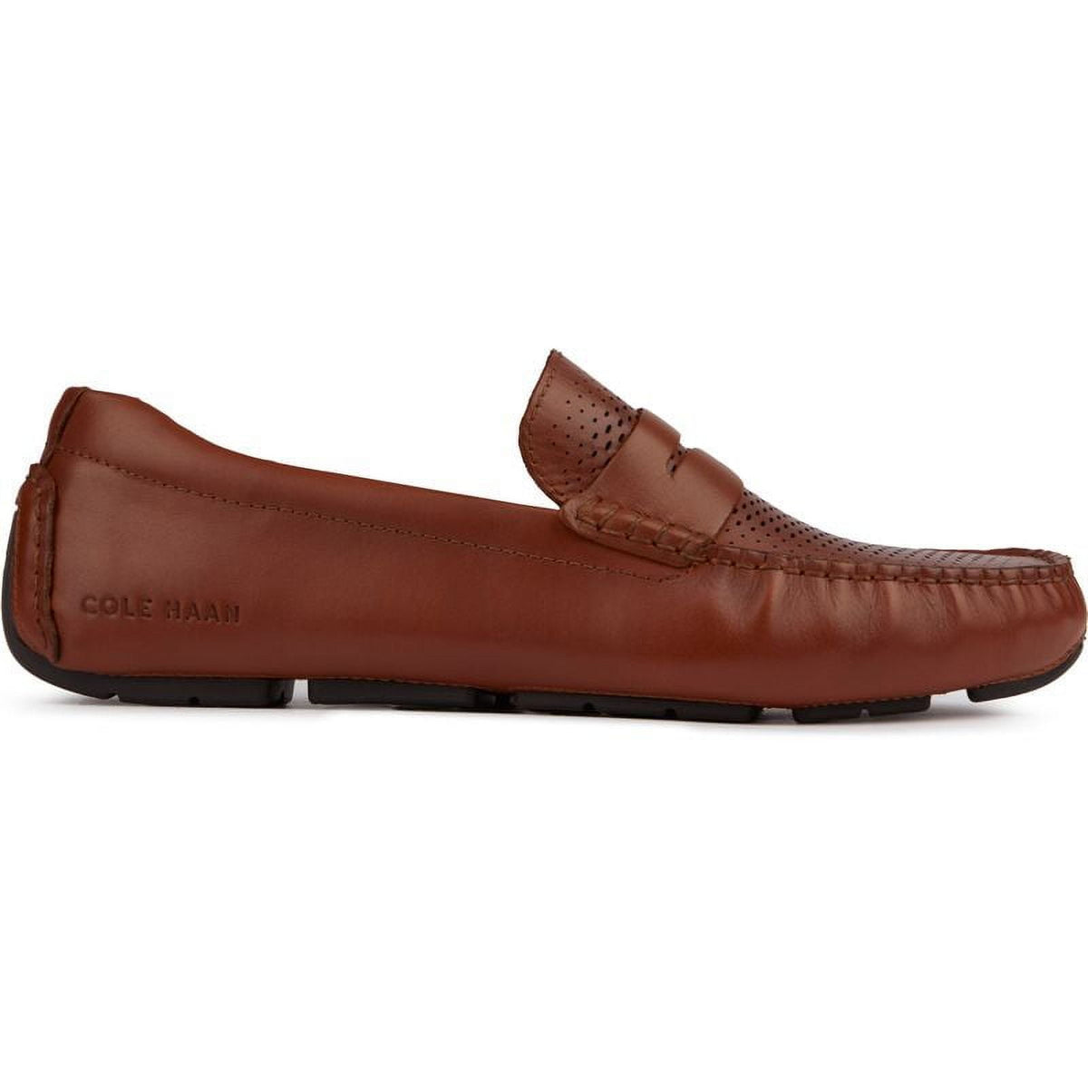 cole-haan-mens-brown-grand-laser-penny-loafer-size-10