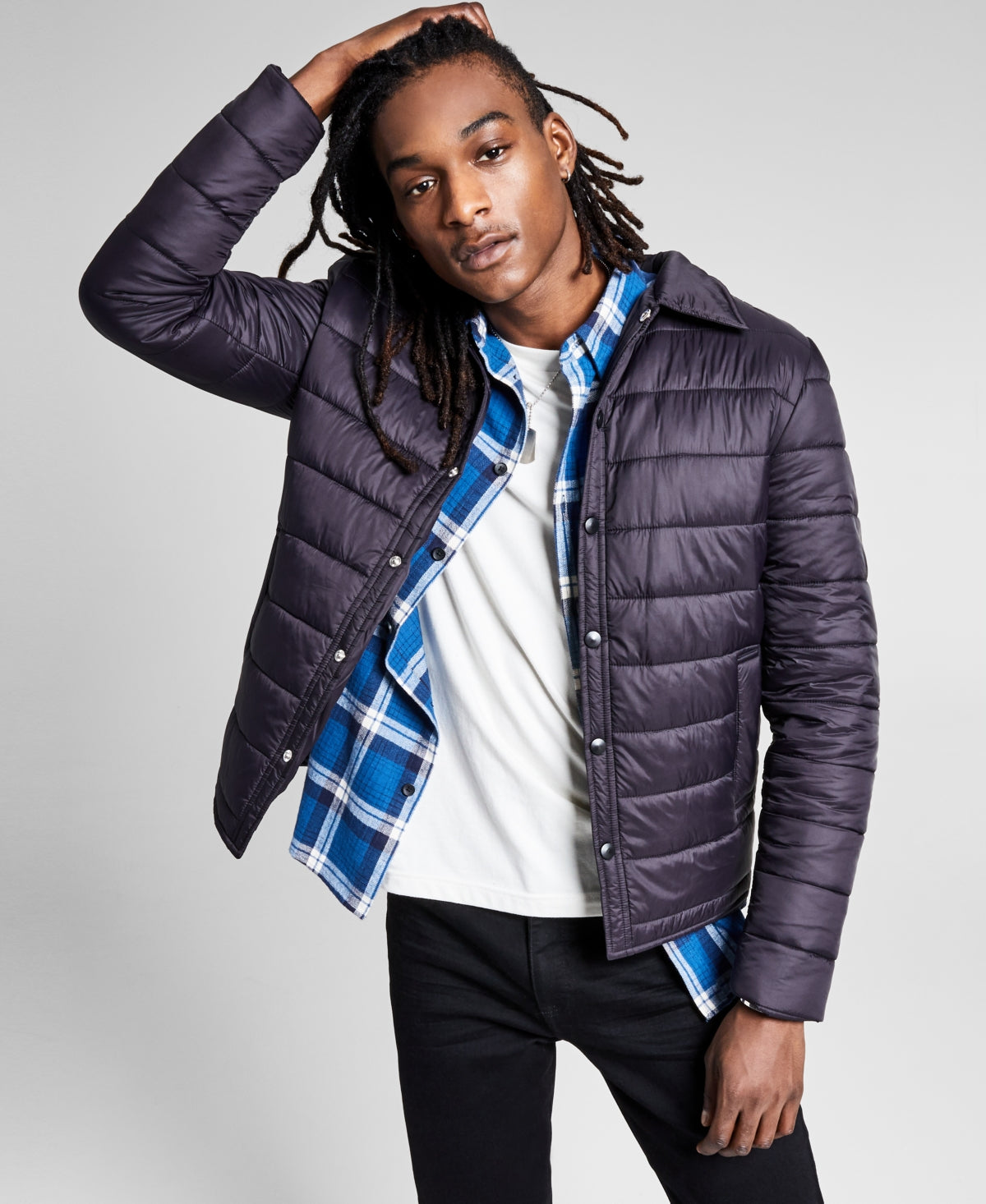 And Now This Men's Lightweight Puffer Jacket