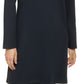 Tommy Hilfiger Women's Johnny Collar Rugby Dress Blue Size Large