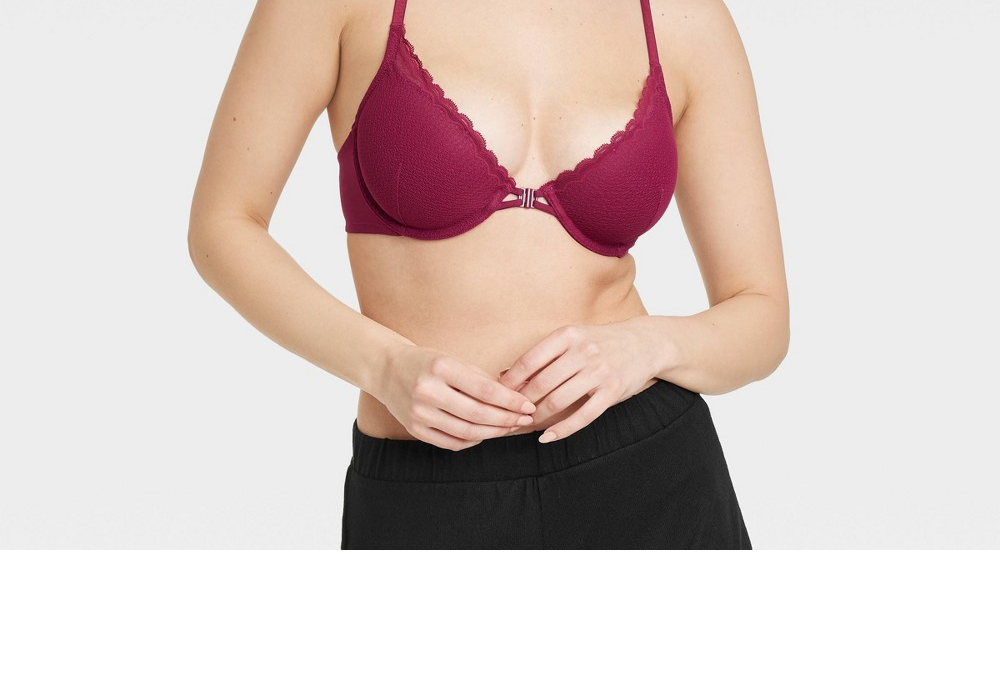 Auden Pink Racerback Bra Women's Lightly Lined Size 38D